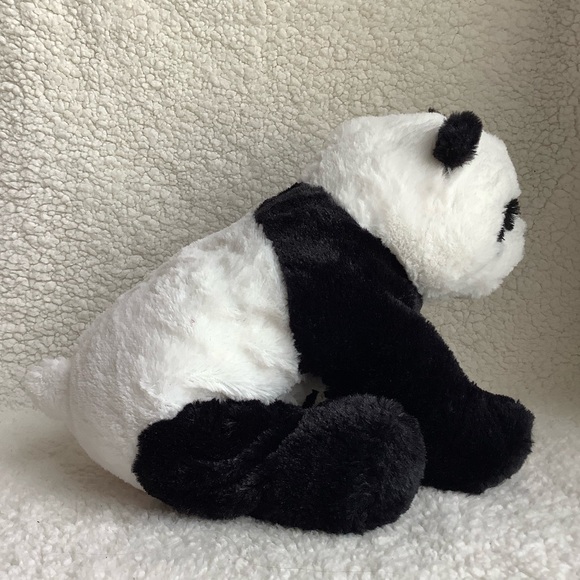 IKEA Kramig Plush Panda Bear Stuffed Animal with Embroidered Eyes Toy 🐼 - Picture 5 of 8